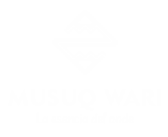 Logo Musuq Wari blanco vertical